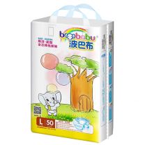 波巴布大包纸尿裤L*50P*6
