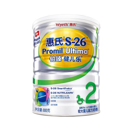 惠氏s26铂臻2段800g